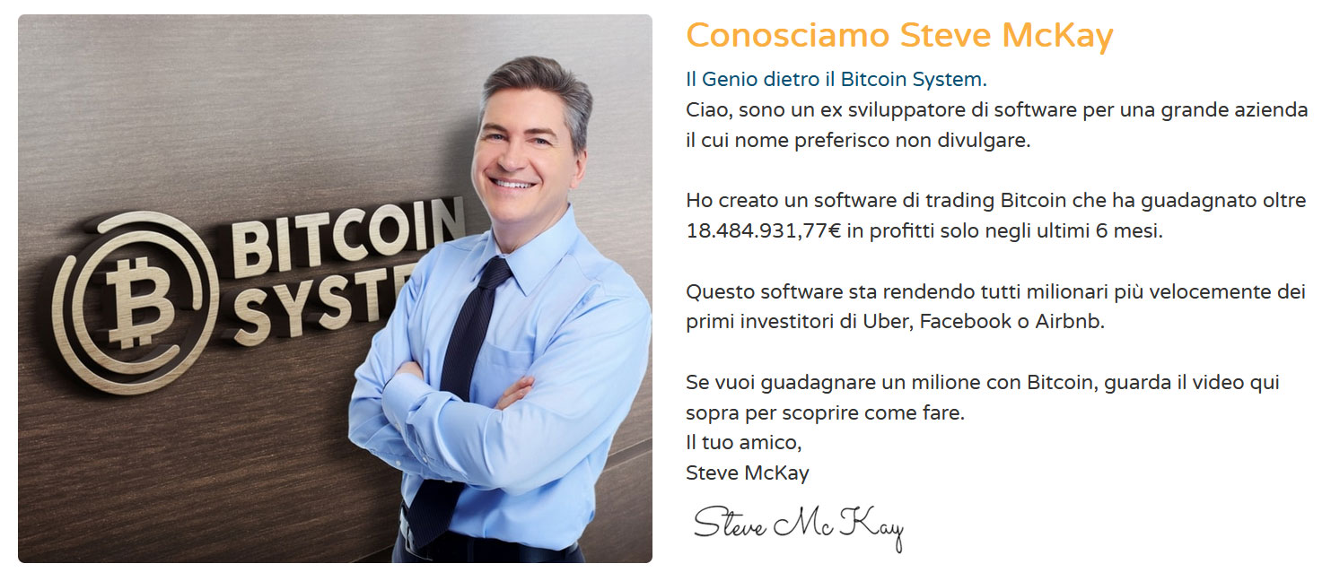 Steve Mckay Bitcoin System